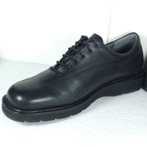 Mephisto Men\'s Air Realx Goodyear-Welt US10 Black Leather Comfort Oxford Shoes main image 16